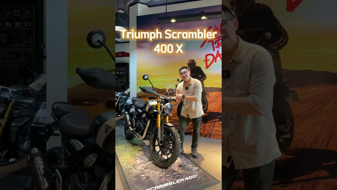 Triumph Scrambler 400 X – Sự khác biệt đáng giá so với Speed 400