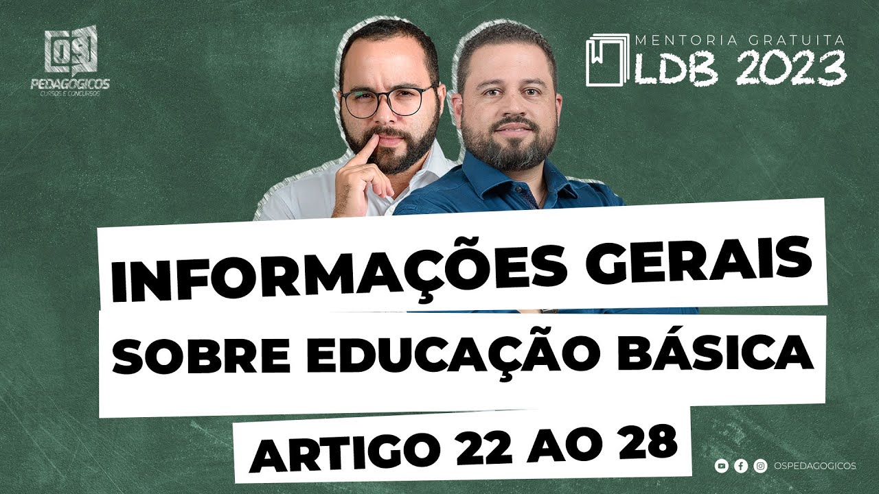 Educação Básica - LDB 2023, o que mudou? Atualizada e comentada - Parte 1