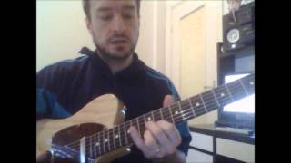 EMILIO RANZONI   TUTORIAL su RHYTHM BLUES di Robben Ford EXAMPLE 3 FUNKY