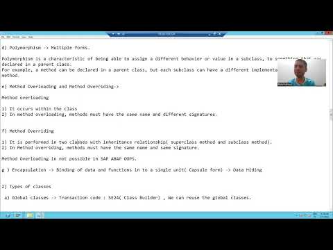 26 - ABAP OOPS - Abstract Class Part3