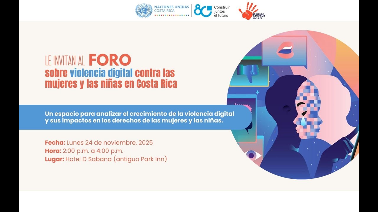 Foro sobre violencia digital contra las mujeres y las niñas en Costa Rica