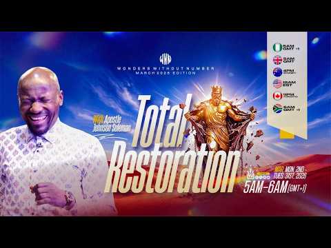 Apostle Suleman LIVE: TOTAL RESTORATION!🔥 || WWN #Day 1- MARCH Edition || 2ND MAR. 2026
