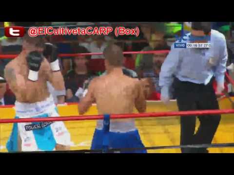 (KO1) Matías Rueda vs Daniel Brizuela - Boxeo de Primera - El Cultiveta Box