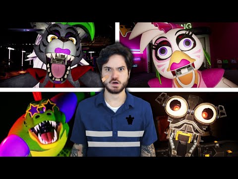 TODOS OS ANIMATRONICS QUEREM ME MATAR AO MESMO TEMPO! - Five Night At Freedy's: Security Breach PT 2