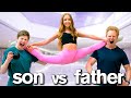 Father Vs Son VIRAL PHOTO CHALLENGE Ft Anna McNulty