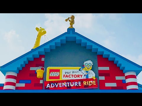 LEGO Factory Adventure Ride 2023 Full Ride Experience in 4K - LEGOLAND New York