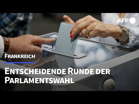 Frankreich: Entscheidende zweite Runde der Parlamentswahl | AFP