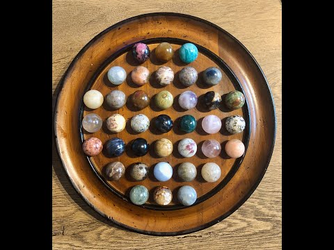 Marble Peg Solitaire (European Board)