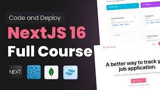 NextJS 16 Full Course 2026 | Build and Deploy A Production Ready Job Application Tracker w/ MongoDB