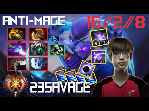 23savage Anti Mage Carry Dota 2 Gameplay Highlights Patch 7.31b