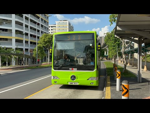 SMRT Buses Mercedes-Benz OC500LE (Batch 1) SMB39A on Feeder 922