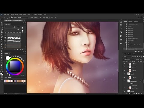 My First Digital Painting photoshopcc intuospro