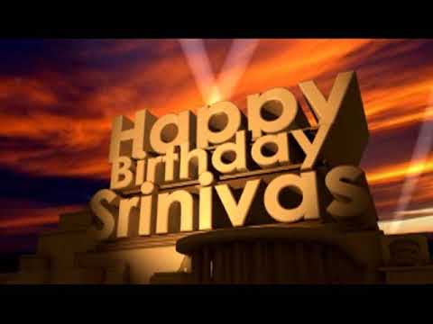 Happy Birthday Srinivas