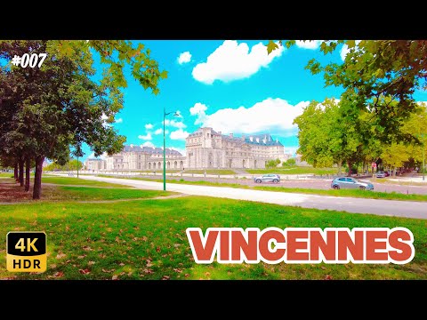 4K Vincennes Walking Tour | Medieval Castle, Parc Floral & Paris Suburb Streets | 21 August 2025