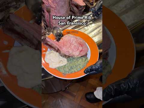 FINALLY tried House of Prime Rib in San Fransisco!!! #foodreview #mukbang