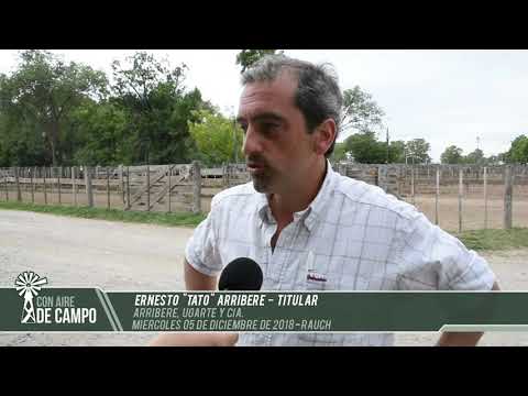 Ernesto "Tato" Arribere - Arribere, Ugarte y Cía - Miércoles 5 de diciembre de 2018 - Rauch