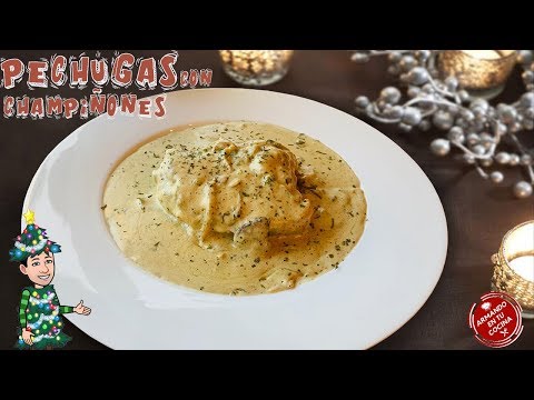 PECHUGAS DE POLLO EN SALSA BLANCA