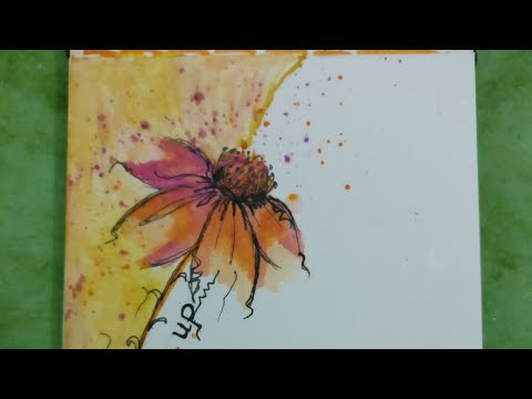 20 : Loose Watercolour Flower Illustration (episode 4)