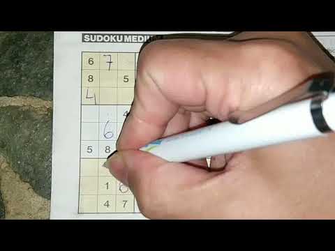 Is it scary this Halloween weekend with this yellow Medium Sudoku puzzle? (#295) 10-19-2019