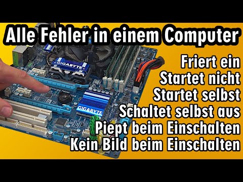 PC schaltet sich selbst aus π₯οΈ startet neu π₯οΈ friert ein π₯οΈ piept beim Einschalten π₯οΈ kein Bild