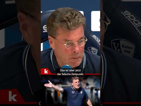 Hecking: "Stellt mir bitte nie mehr solche blöden Fragen" #shorts