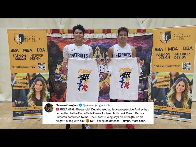 Dubai-based teen LA Andres commits to La Salle