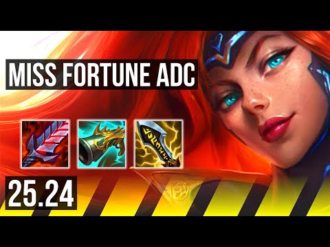 MISS FORTUNE & Blitzcrank vs JINX & Leona (ADC) | Good KDA: 23/2/15 | KR Master | 25.24