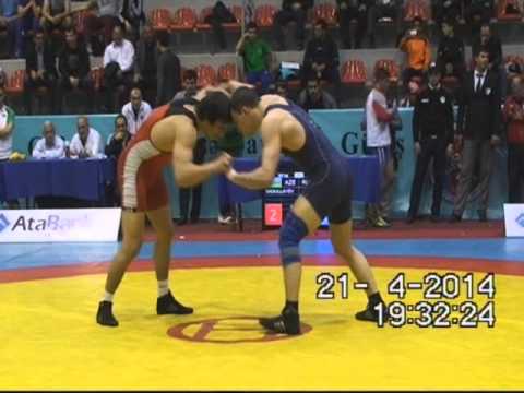 AWFCUP2014 / Shamil Sadullayev - Soslan Tsalagov (RUS) - FS cadet 96 kg gold medal match