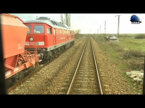 BR232 Ludmilla 65-1015-5 & Marfar DB Cargo Freight Train in Gara Simand Station [L310] 24 March 2018