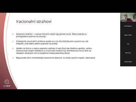 PREDAVANJE - Rad sa strahom u psihoterapiji - Tomislav Senečić, EABP, ECP, CTP, HKPT