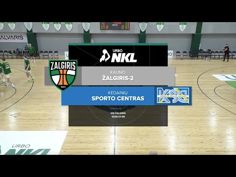 URBO-NKL apžvalga: Kauno „Žalgiris-2“ – Kėdainių sporto centras [2026-01-08]