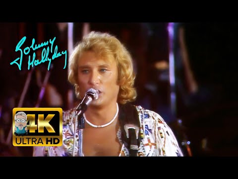 Johnny Hallyday - Johnny B goode (1979) AI 4K Enhanced