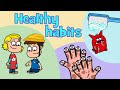 Healthy Habits Kids Songs Compilation Hooray Kids Songs Hacky Smacky Wash Us Boo Boo Song