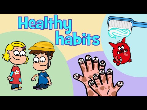 Healthy habits kids songs compilation | Hooray Kids Songs | Hacky Smacky - Wash us - Boo-boo Song