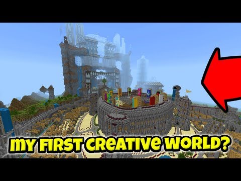 I FOUND MY FIRST EVER CREATIVE WORLD **4 YEARS OLD**