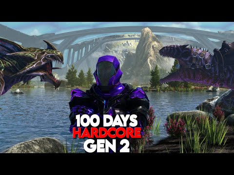 I Survived 100 Days of Hardcore Ark Genesis 2... Here's What Happened