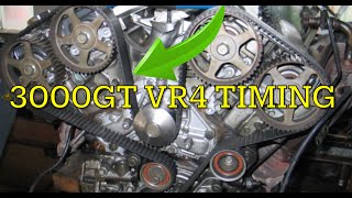 How To: 60k Maintenance 3000GT Vr4 (Timing Belt, Water Pump)