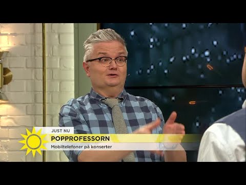 "Vissa artister vill förbjuda mobiler på konserter" - Nyhetsmorgon (TV4)
