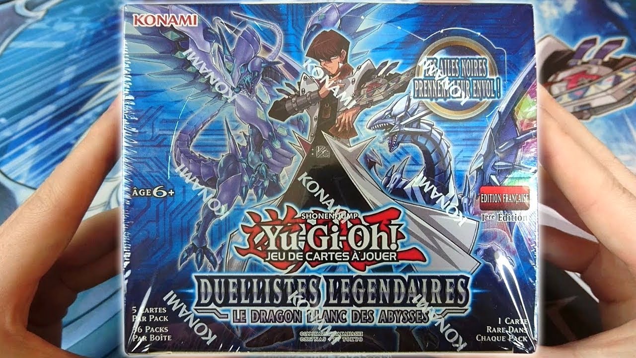 Yu-Gi-Oh! Ouverture BOÎTE de BOOSTERS Duellistes Légendaires: Le DRAGON BLANC des Abysses !!