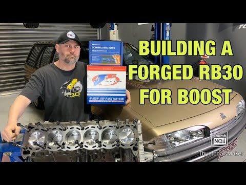 I BUILT A FORGED RB30 TURBO