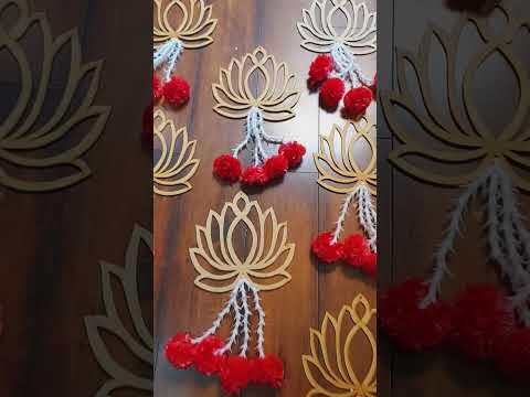 Wooden lotus hanging