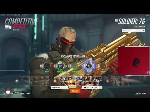 GALE SOLDIER 76 + ASHE TOP 500 GAMEPLAY OVERWATCH 2 SEASON 3