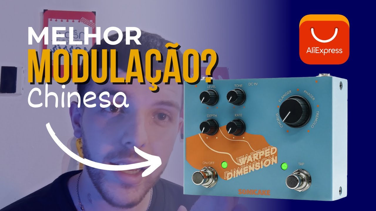 MELHOR QUE MOD FLAMMA? REVIEW Warped dimension pedal de MODULAÇÃO custo benefício da sonicake