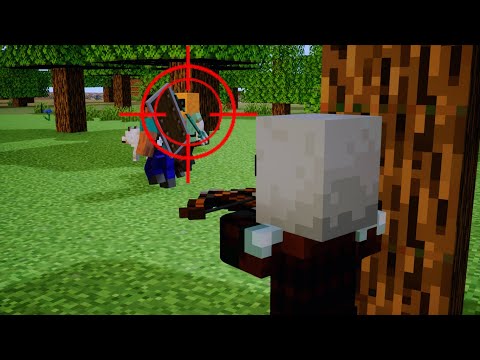 Elite Village ep 2 - Villager Vs Pillager Life - Minecraft Animation
