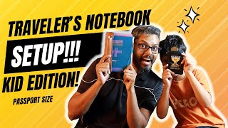 Helping my son discover a Traveler's Notebook Passport and setting one up with him!