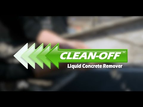 CLEAN-OFF Liquid Concrete Remover Dissolves Concrete...