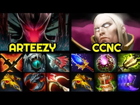 ARTEEZY Terrorblade Intense Game vs CCNC Full Slotted Invoker 7.27 Dota 2
