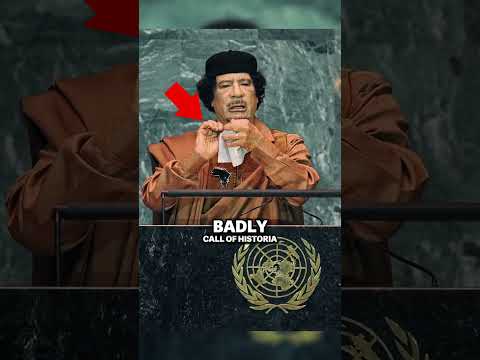Gaddafi Last Speech at UN 🔥