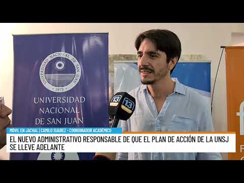 UNSJ en Jáchal: asumió el nuevo coordinador y se amplió la oferta académica