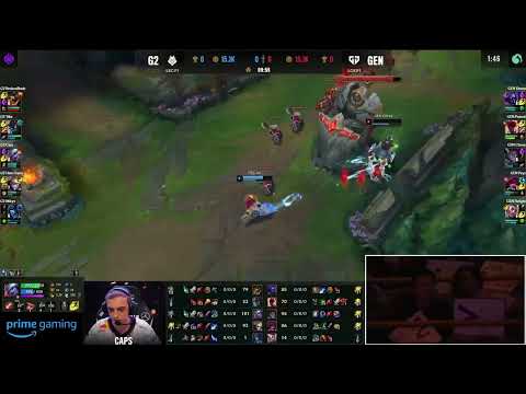 CAPS INSANE SOLO KILL AGAINST CHOVY| IS HE EVEN HUMAN? | WORLDS 2023